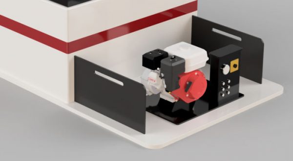 mounting pad for conventional tanks wildland products
